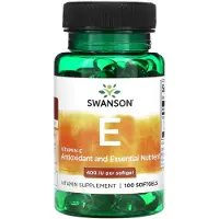 Swanson Health Swanson, Vitamin E, 400IU, 100 softgels