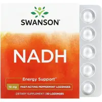 Swanson Health Nadh, Pepparmintssmak, 10 mg, 30 sugtabletter