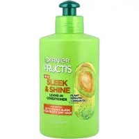 Garnier , Fructis, Sleek & Shine, Intensely Smooth Leave-In Conditioning Cream, Frizzy, Dry, Unmanageable Hair, 10.2 fl oz (300 ml)