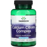 Swanson Health , Kalcium Citrat Komplex, 250 mg , 100 Kapslar