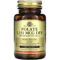 Solgar Solgar, folic acid, 1,333 mcg, 100 tablets (1,333 mcg DFE per tablet)