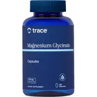 Trace Minerals Spår, magnesiumglycinat, 120 mg, 180 kapslar