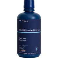 Trace Minerals Trace, Flytande Multi Vitamin-Mineral, För Män & Kvinnor, Apelsin Mango, 30 fl oz (887 ml)