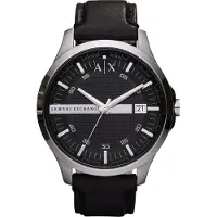 Armani Exchange Analog klocka svart / silver