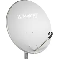 Schwaiger SPI440, 10,7 - 12,75 GHz, 32,6 dBi, Grå, Gjuten aluminium, Plast, Stål, 42 cm, 424 mm