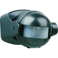 Smartwares 10.017.11 PIR-rörelsedetektor Utanpåliggande 180 ° Svart IP44