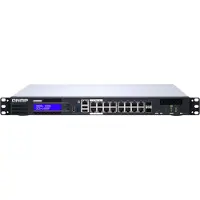 Qnap QGD-1600P - Switch - smart - 4 x 10/100/1000 (PoE++) + 10 x 10/100/1000 (PoE+) + 2 x kombinations-Gigabit SFP (PoE+) - rackmonterbar - PoE++ (370 W)