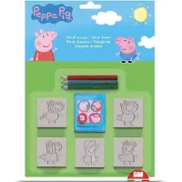 Dante Peppa Pig, Stämpelset för barn, 3 År, Giftfri, Multifärg