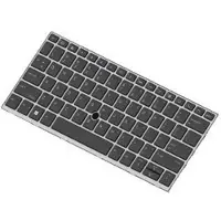 HP DualPoint - Ersättningstangentbord för bärbar dator - bakgrundsbelyst - fransk - för EliteBook 830 G5 Notebook, 830 G6 Notebook