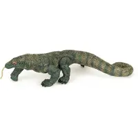 Papo Komodovaran - L: 15 cm - - One Size - Leksaksdjur