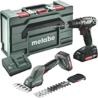 Metabo Verktygspaket Combo Set 2.2.5 (BS 18 + SGS 18 LTX Q); 18 V; 2x2,0 Ah batt.