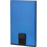 Samsonite Alu Fit, Kortfodral, Blå, Aluminium, Monokromatiskt, 6 kort, 64 mm