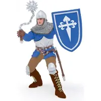 Papo Riddare m. Morgonstjärna - H: 10 cm - - One Size - Leksaksfigur