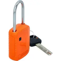 Ks Tools Avspärrningshänglås, orange, metall, 38 mm 117.0218