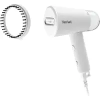 Tefal Origin Travel DT1020, Handhållen klädångare, 0,07 l, 0,42 min, Grå, Vit, Knappar, Handströmbrytare