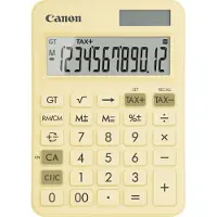 Canon LS-125KB - Skrivbordskalkylator - 12 siffror - solcellspanel, batteri - gul