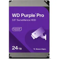 Western Digital WD Purple Pro WD240PURP - Hårddisk - 24 TB - övervakning, smart video - inbyggd - 3.5 - SATA 6Gb/s - 7200 rpm - buffert: 512 MB