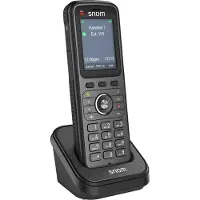 Snom M56 - Trådlös förlängningshandenhet - med Bluetooth interface med nummerpresentation - DECT - 3-riktad samtalsförmåg - svart