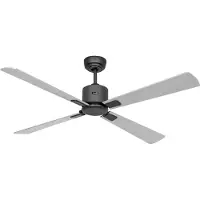 CasaFan ECO NEO III 132 BG-WN/SI WiFi Flügel Wenge/silber Takfläkt 27 W (Ø x H) 132 cm x 360 mm Basalt grå med fjärrkontroll, Timer, Vinterdrift, Appstyrd