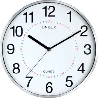Unilux Väggklocka ARIA metall grå