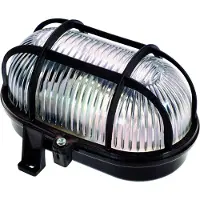 As Schwabe Våtrumsbelysnings-vägglampa LED E27 42 W Svart