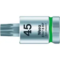 Wera 8767 B HF 05003070001 Inner-sextandhålsgrepp (TX) Hylsnyckelinsats Låsfunktion 10 mm 3/8 T 45 3/8
