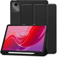 Tech-Protect Lenovo Tab M11 SmartCase Pen Tri-Fold Folio Fodral - Svart