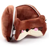 Puckator Resekudde och ögonmask Otter Henry