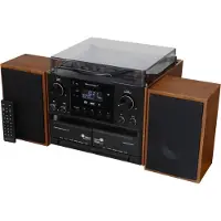Soundmaster Soundmaster: Stereo music centre MCD5600 with DAB+/FM radio, CD/MP3, turntable, double cassette, USB, Bluetooth