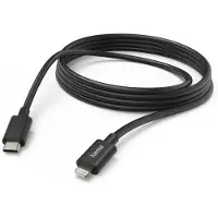 Hama USB-laddningskabel USB 2.0 Apple Lightning kontakt 3 m Svart 00201599