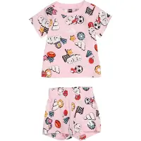 Adidas Set - Rosa/Flerfärgad - - 74 - Shorts