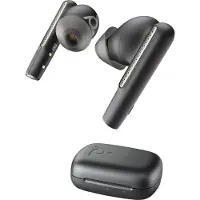 HP Voyager Free 60+ In-ear headset Bluetooth Stereo Svart Brusreducering Headset, Induktion, Laddningsfodral, Mikrofonljudavstängning, Volymkontroll