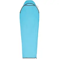 Sea to Summit - Lakanpåse - Breeze Sleeping Bag Liner Mummy w/ Drawcord Standard för Unisex - Blå