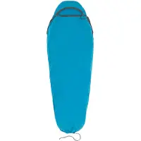 Sea to Summit - Lakanpåse - Breeze Sleeping Bag Liner Mummy w/ Drawcord Compact för Unisex - Blå