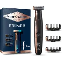King C. Gillette King C Beard Trimmer Razor 3 Blades Style Master Machine