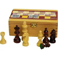 Schreuders Sport schackspel 49 cm 93 mm svart/vit