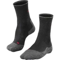 Falke - Vandringskläder dam - TK2 Explore Wool Silk W Anthracite Melange för UnisexUll - Storlek 39-40 - Svart