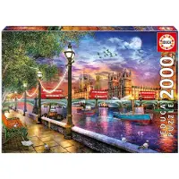 Educa London vid solnedgång Puzzle - 2000 bitar (19046)