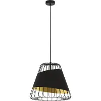 Eglo Austell, Flexibelt fäste, Svart, Guld, Svart, Guld, Stål, Vardagsrum, inomhus