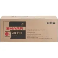 Sharp toner MXC35TB original svart 9 000 sidor