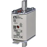 ELTECO ETI NH00 gG 160A/500V proppsäkring (3 st)