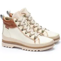 Pikolinos för kvinnor. W3W-8564C1 Vigo ankelstövlar i läder vit (35), Hud, 1 till 3 cm, Zip, Casual