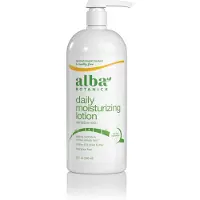 Alba Botanica , Daglig Fuktighetskräm, Känslig hud, Parfymfri, 32 fl oz (946 ml)
