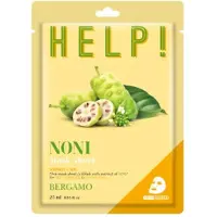 Bergamo Help! Noni mask sheet 25 ml - Kojąca maska w płachcie z morwą indyjską HELP!