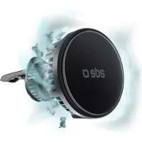 SBS TESUPFANWIR15W, Automatisk, USB, Trådlös laddning, Svart