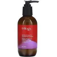 Trilogy , Active Enzyme Cleansing Cream, Anti-Aging, 6.76 fl oz (200 ml) black