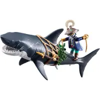 Playmobil Pirates - Jättehaj med pirat - 71793 - 21 Delar - - One Size - Leksaker