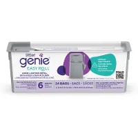 Litter locker LitterLocker by Litter Genie Easy Roll hink för kattsand, grå - Tillbehör: Refillkassett för Litter Genie EasyRoll (UTAN hink)