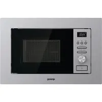 Gorenje BMI201AG1X, Inbyggd, Kombinationsmikrovågsugn, 20 l, 800 W, Inbyggd display, LED