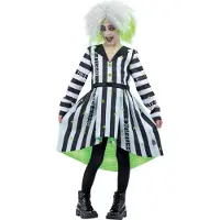 Smiffys Maskeradkläder - Beetlejuice - Vit/Svart - - 7-9 år (122-134) - Maskeradkläder